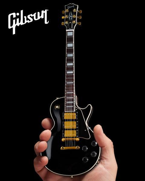 GG-123 AXE-Gibson Les Paul Custom Ebony