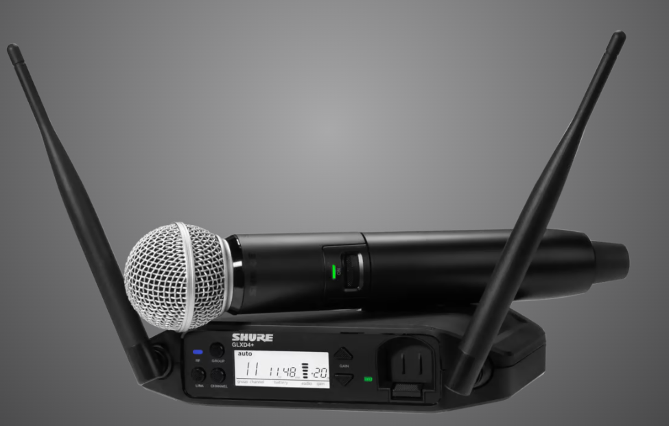 GLXD24+/SM58-Z3 Sure Pro+ Digital Wireless SM58 System - Freq Band Z3