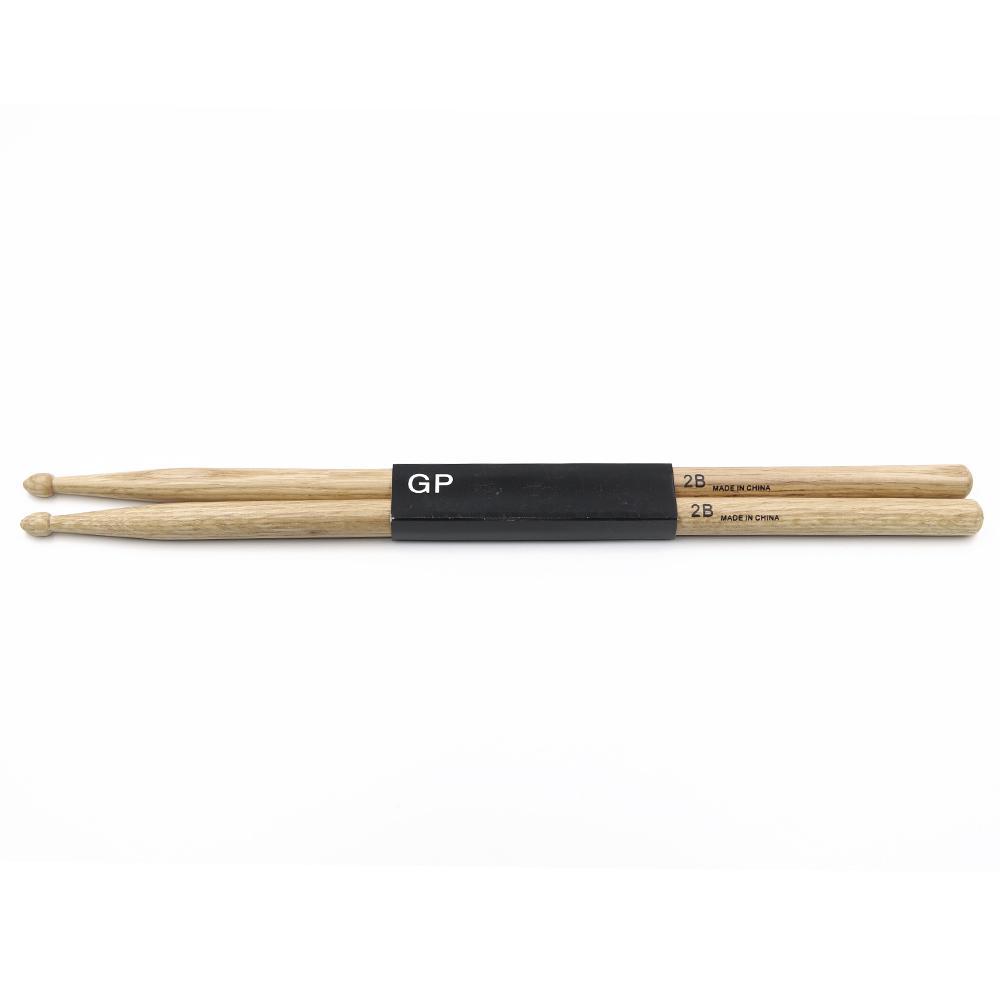 GPDS2B GP Percussion Oak Drumstick 2B Wood Tip