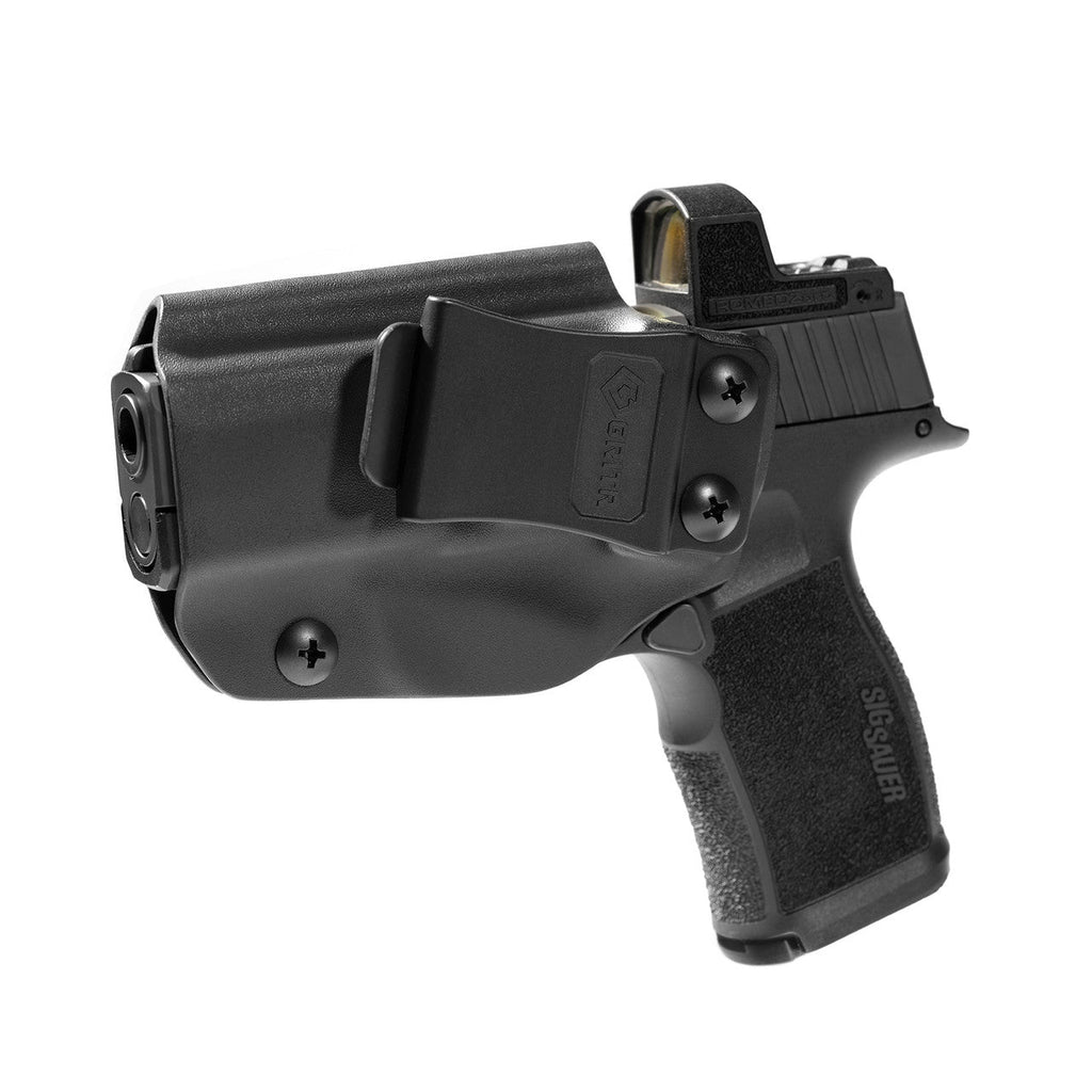 GRIT-IWB-SIG-P365-L GRITR Left Handed Inside Waist Band Kydex Holster Compatible with Sig Sauer P365 (P365SAS/ P365X/ P365XL)- LEFT HANDED