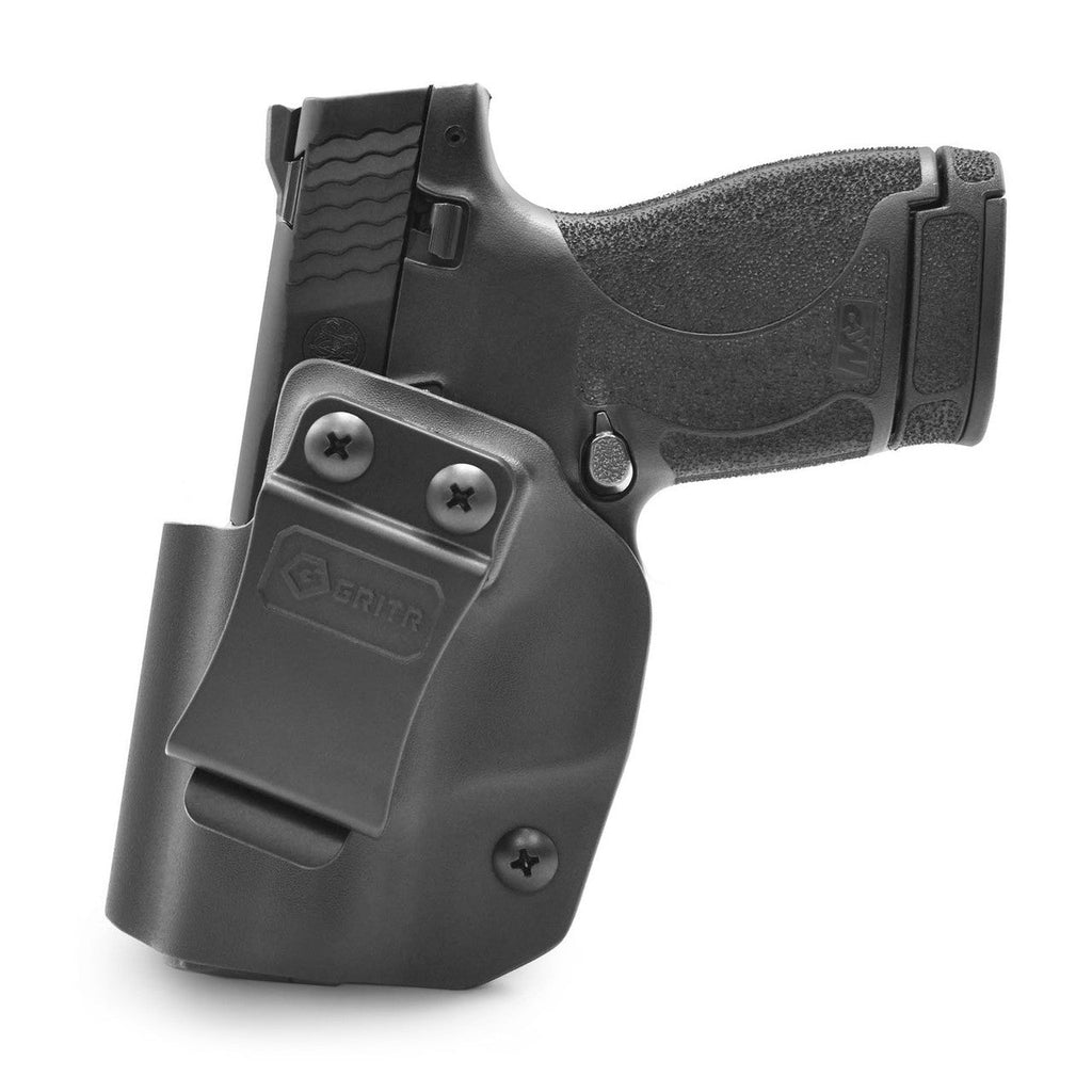 GRIT-IWB-SW-SHLD/PLUS-L GRITR Left Handed Inside Waist Band Kydex Holster Compatible with Smith & Wesson SHIELD/SHIELD PLUS - LEFT HANDED