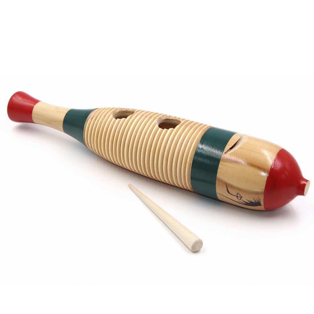 GUIRO GP Percussion Large Wood Guiro with Scratcher