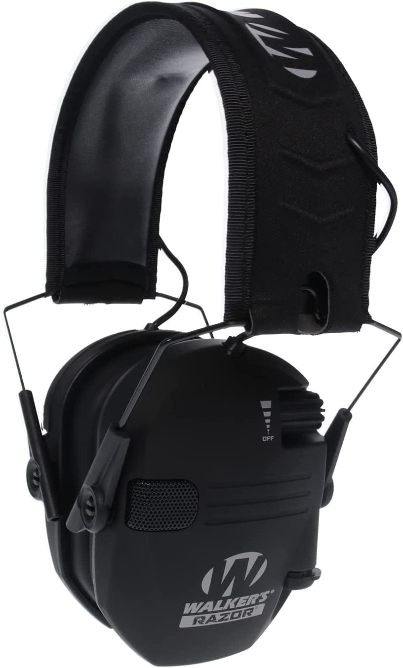 Walkers Razor Slim Electronic Ear Muff - Black