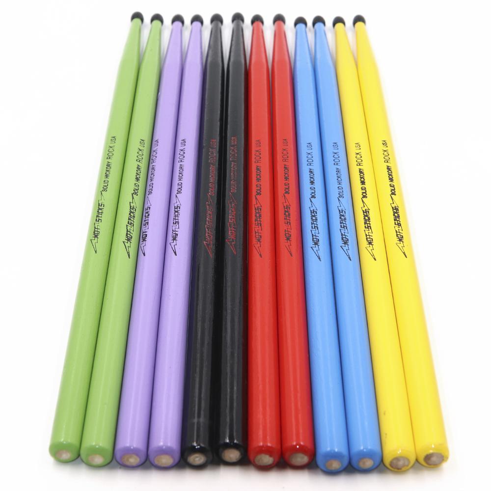 HOTRK Hot Sticks Rock Drumsticks w/Nylon Tips