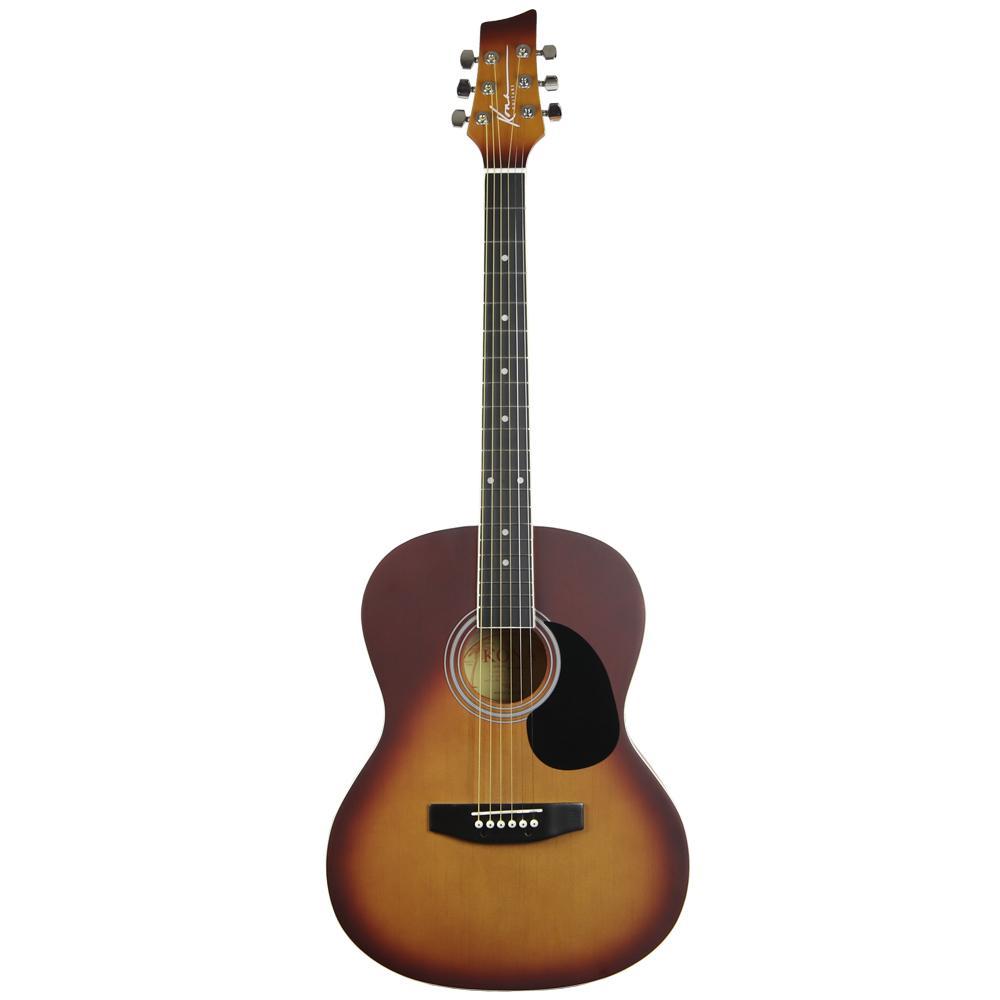 K391-HSB Kona 39 inch Acoustic Guitar - Honeyburst