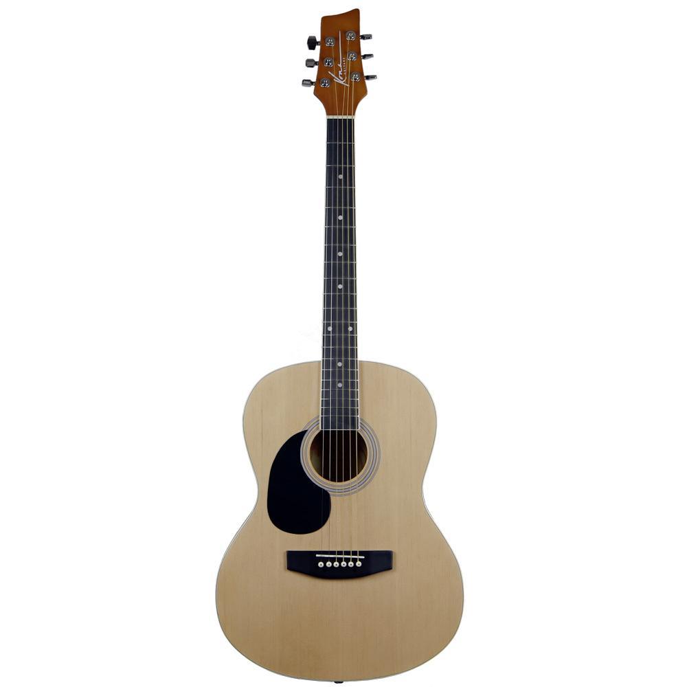 K391L Kona 39 inch Left Handed Acoustic Guitar - Natural