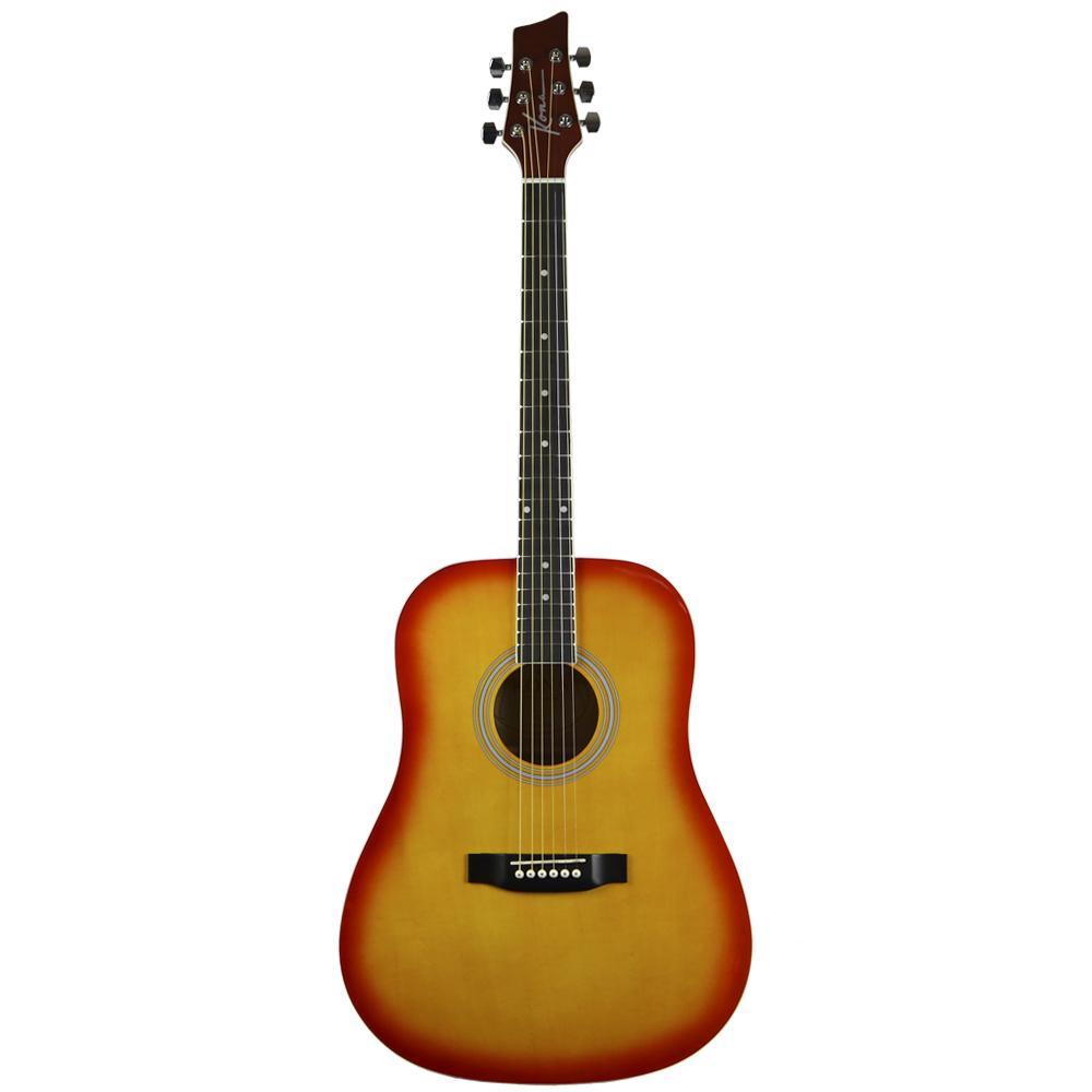 K41CSB Kona Dreadnought Acoustic Guitar - Cherry Sunburst