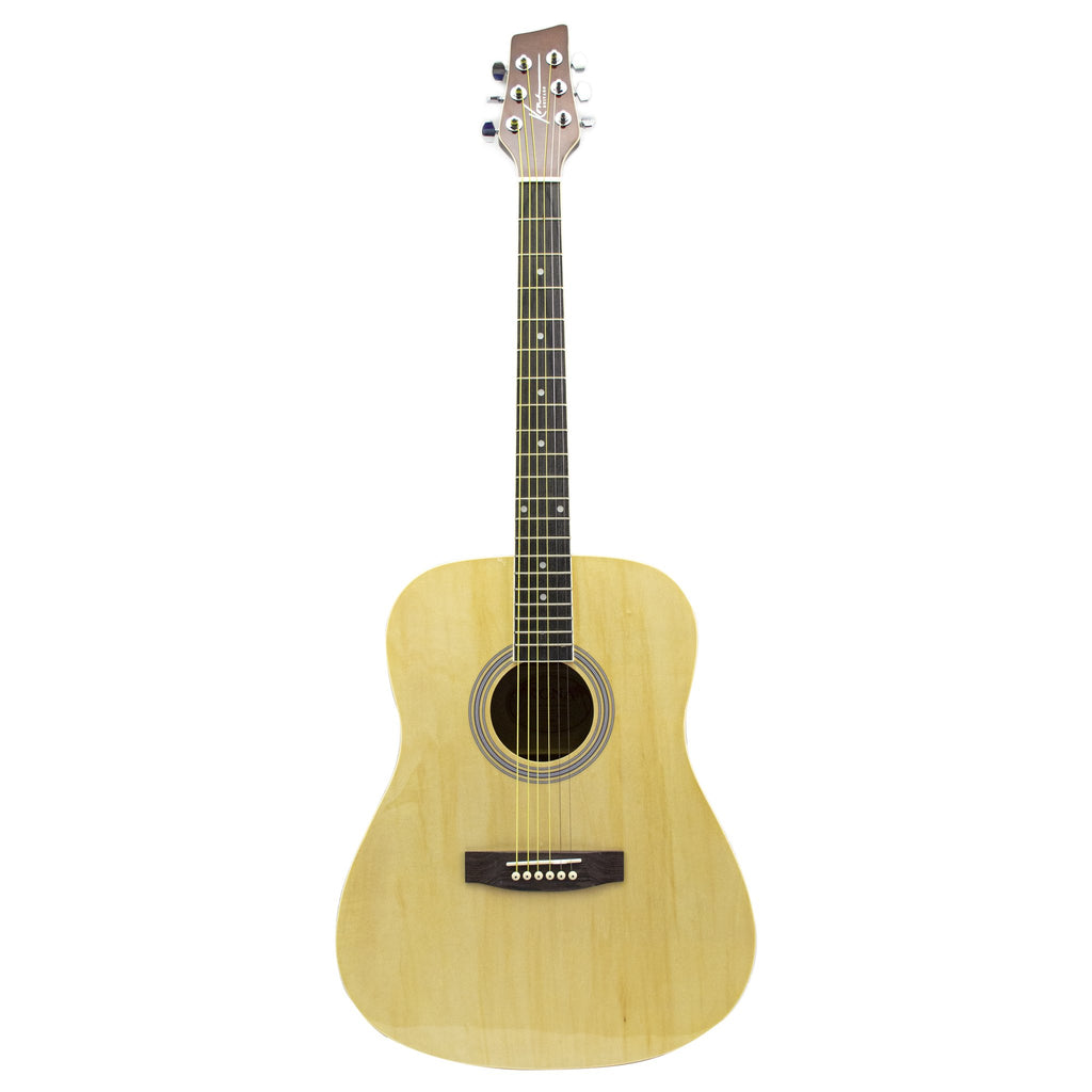 K41 Kona Dreadnought Acoustic Guitar - Natural Finish