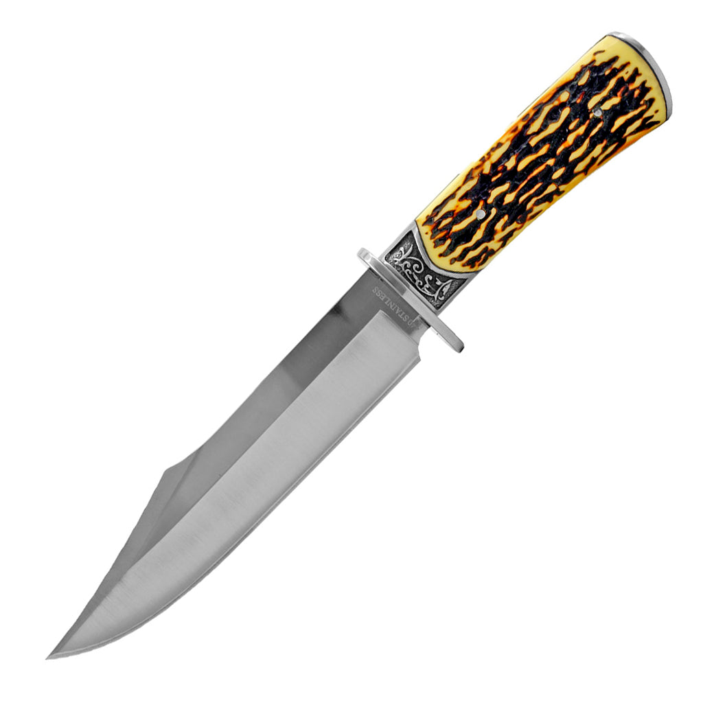 SG-KC379 12 inch Rocky Mountain Ultimate Hunting Skinning and Fillet Knife - Faux Bone
