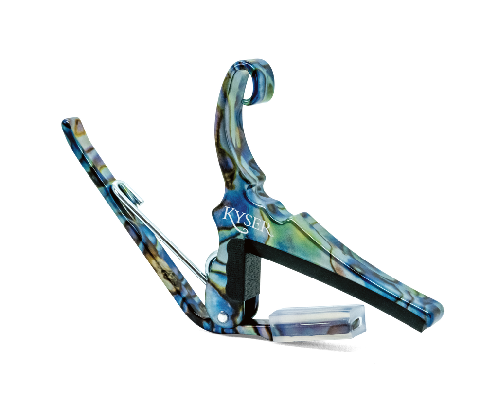 KG6ABA Kyser Quick Change Capo With Abalone Finish