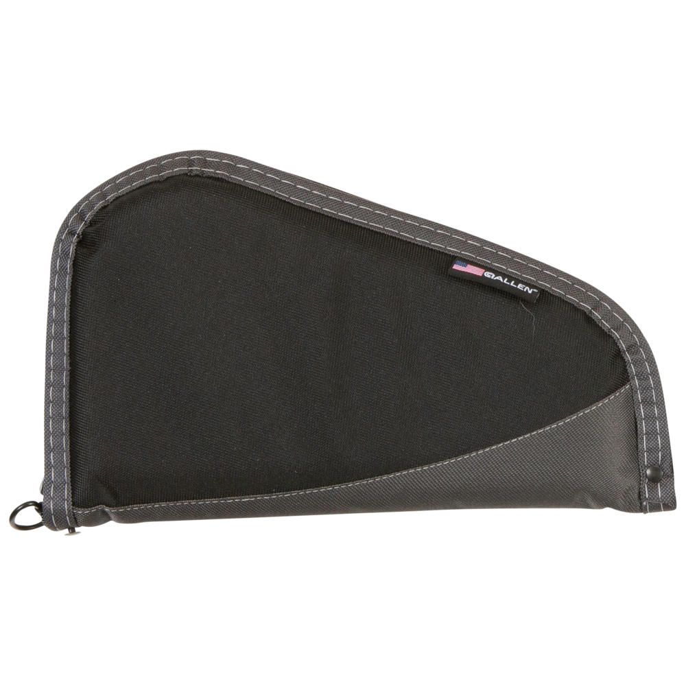 LS-444-8 Allen Company 8 inch Deluxe Lockable Handgun Case - Black-Gray