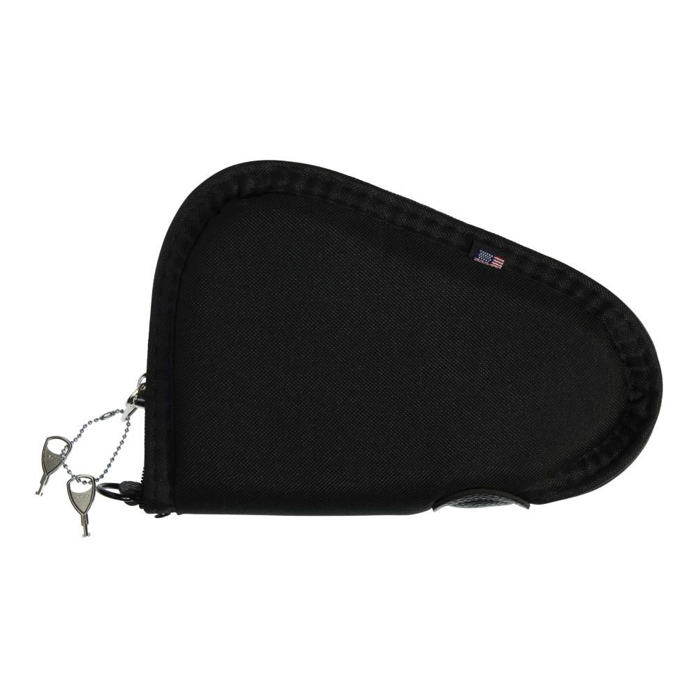 LS-74-8 Allen Company 8 inch Lockable Handgun Case - Black