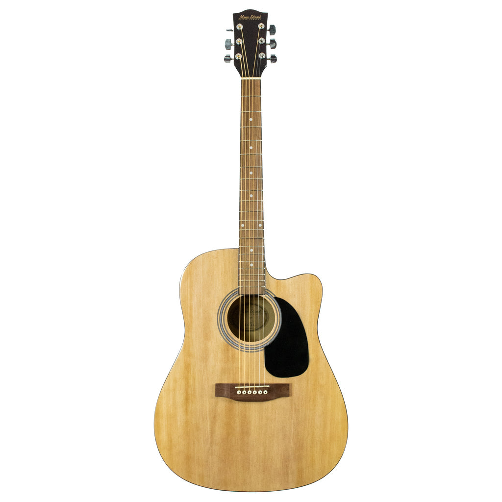 MA241CN Main Street Cutaway Style Dreadnought Acoustic Guitar in Natural Finish