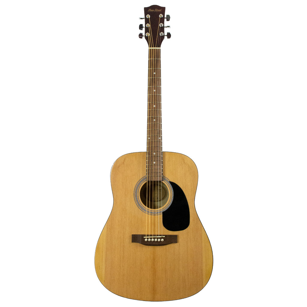 MA241 Main Street Dreadnought Acoustic Guitar in Natural Finish