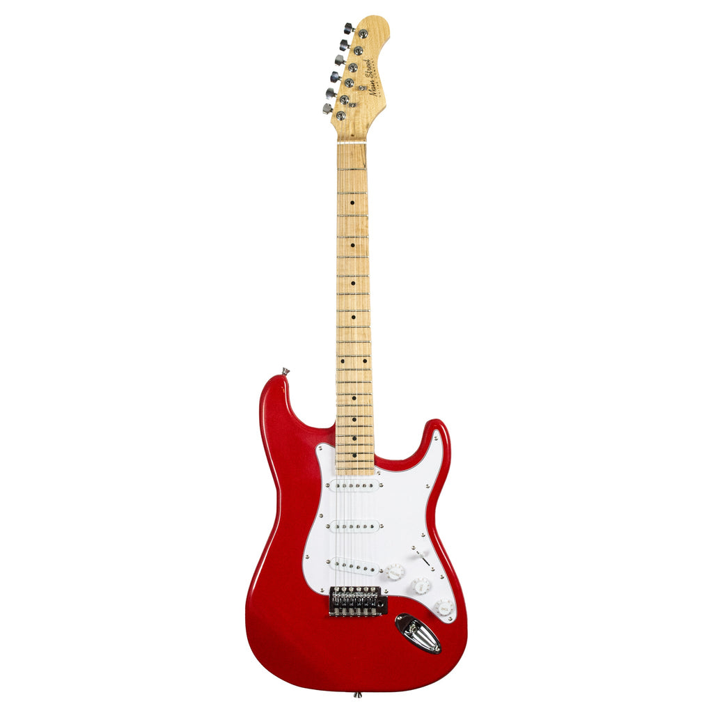 MEDCRD Main Street Double Cutaway Electric Guitar - Red