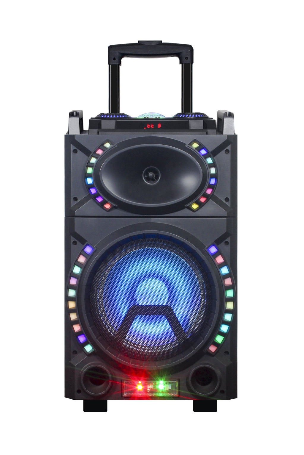 MPD1016B-BK Max Power 10 inch Rechargeable Bluetooth DJ Speaker - Black