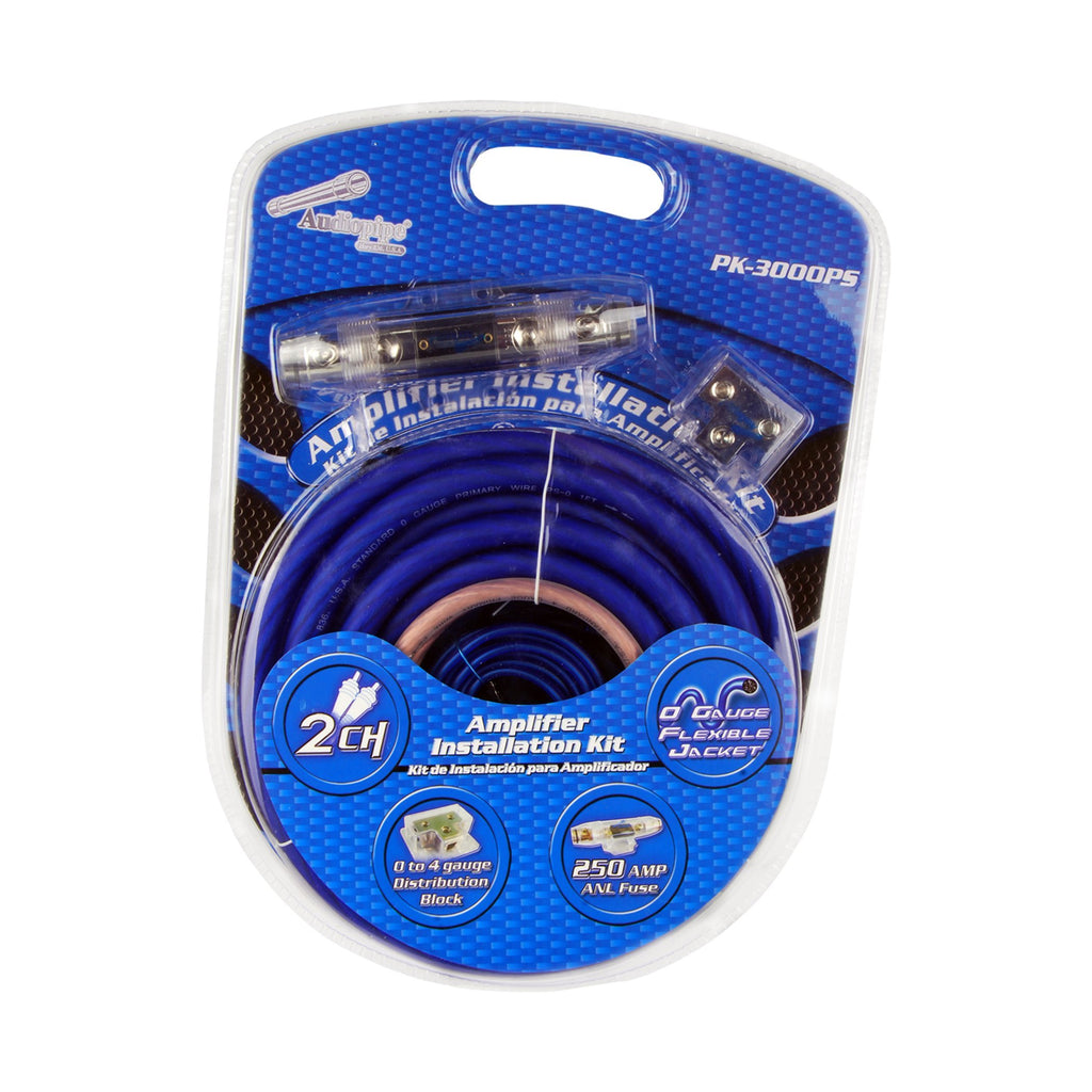 PK3000PS Apipe 0 Ga Platinum Amp Kit