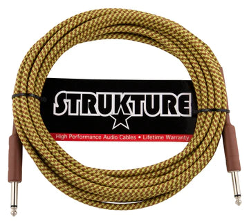 SC186TW Strukture 18.5 Foot Instrument Cable - Vintage Tweed Jacket