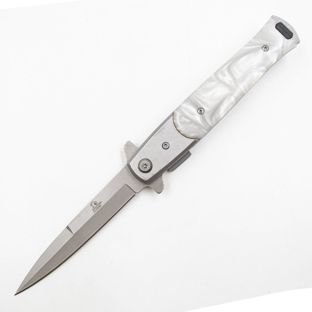 SG-KS1107SL 4in Blade Assist Knife Pearl Handle