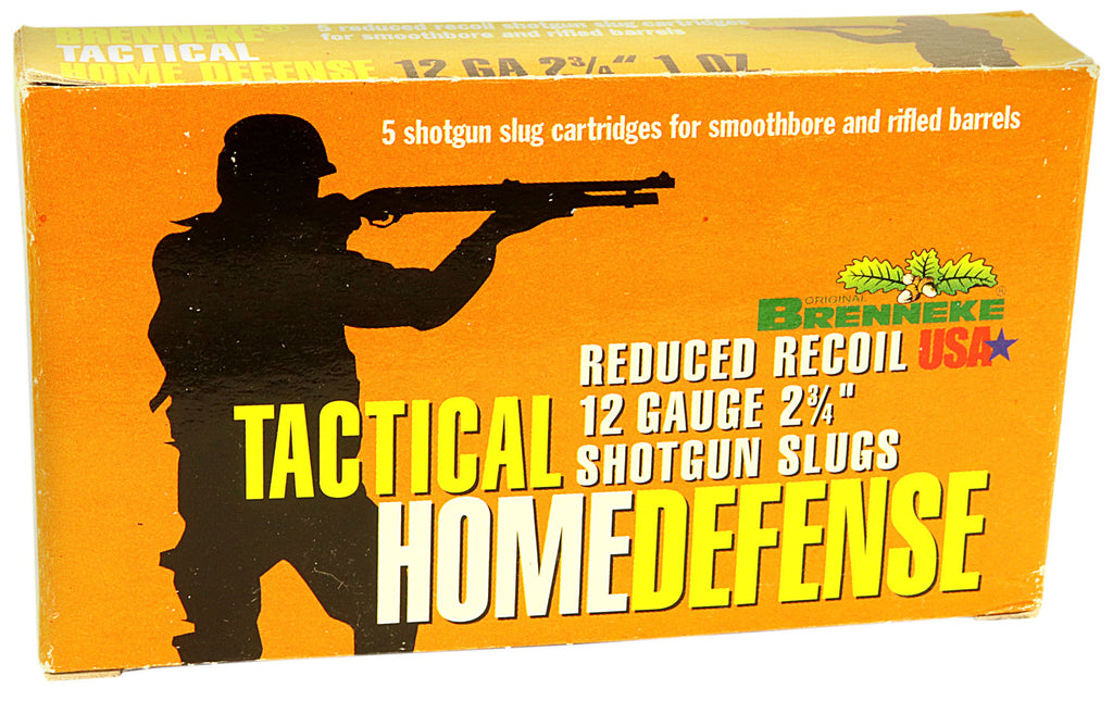 SL-122THD Brenneke THD Tactical Home Defense, 12 Gauge Slug, 2-3⁄4 inch Shotgun Shells – Box of 5