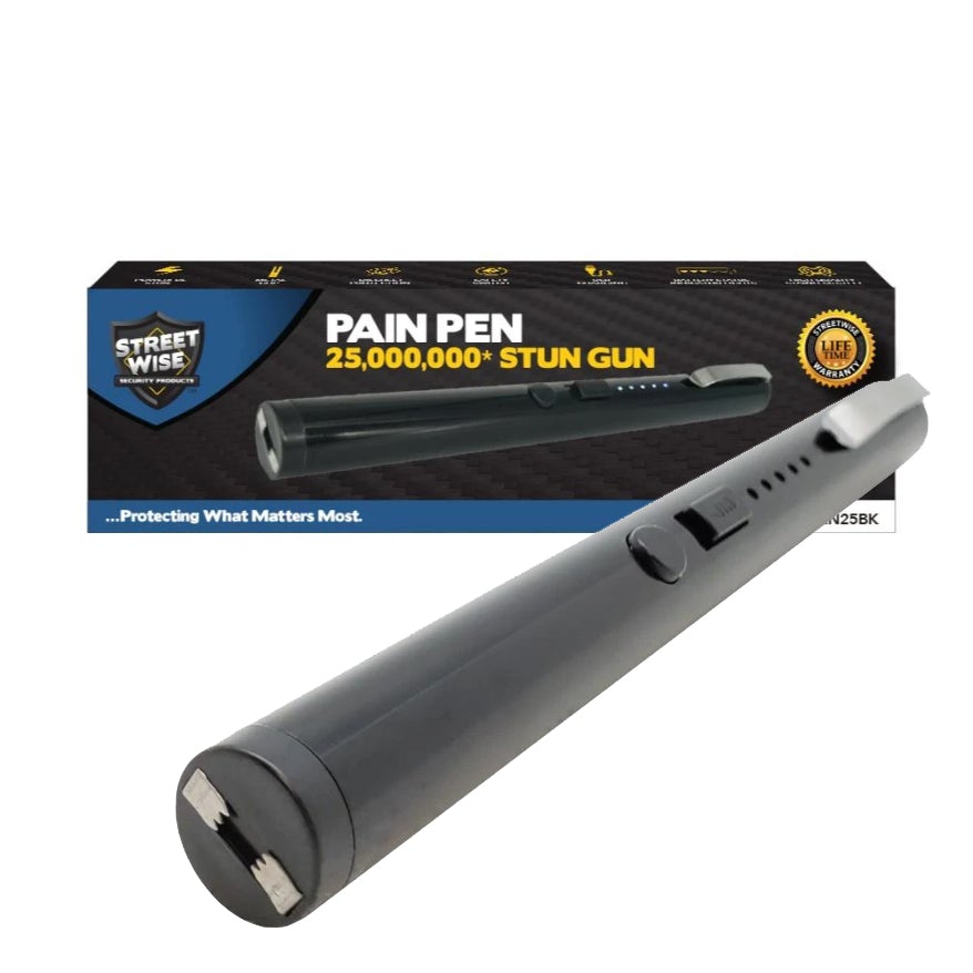 SWPEN25BK Pain Pen 25,000,000 Volt Stun Gun