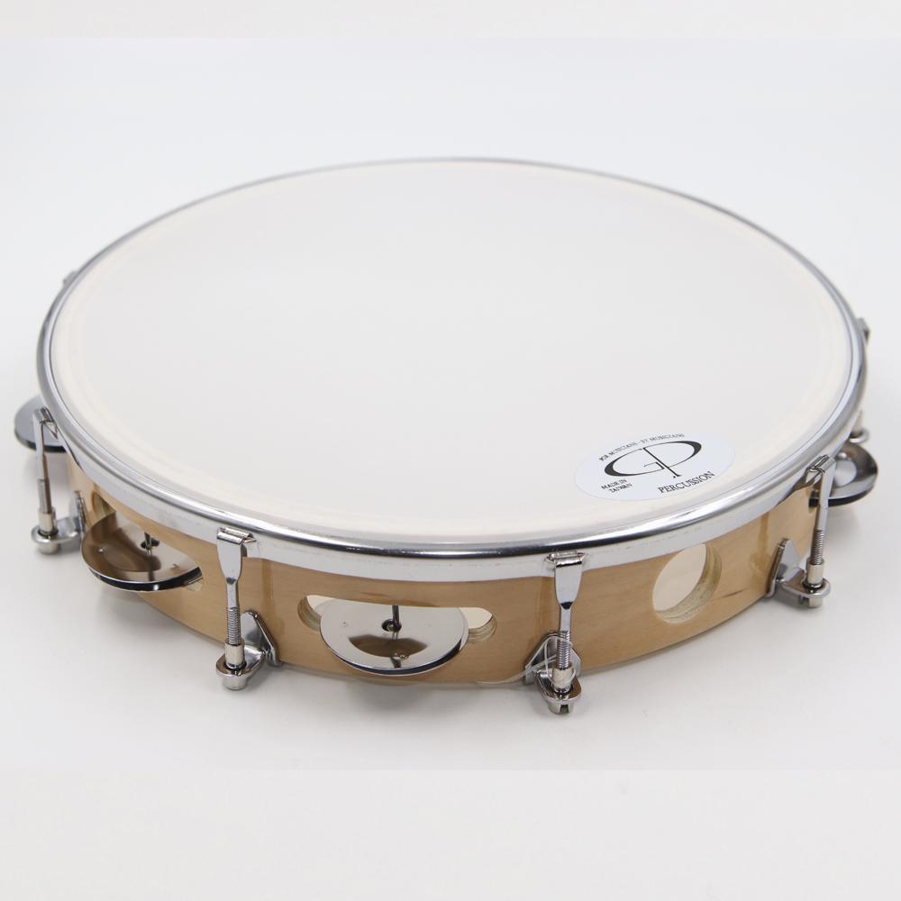 TP108 GP Percussion Professional Tunable Tambourine