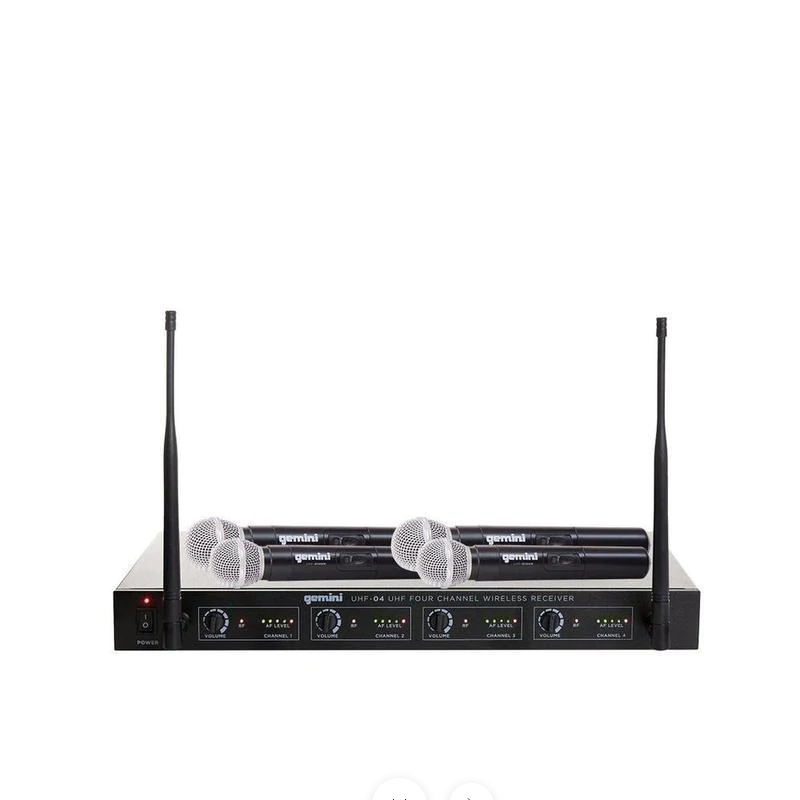 UHF-04M UHF 4 Channel Handheld Wireless System