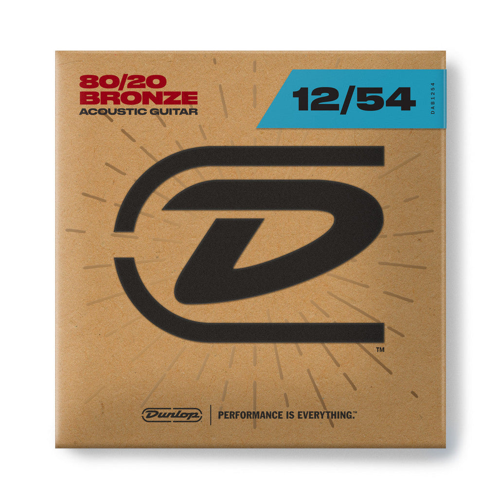 DUN-DAB1254 Dunlop 80/20 Bronze Lite Acoustic String 12-54
