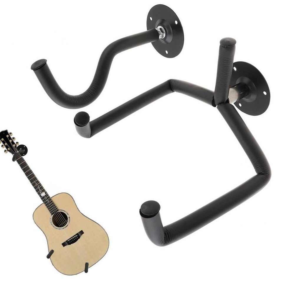 J-G8B 2 Pack of Guitar Horizontal Wall Mounts with Screws