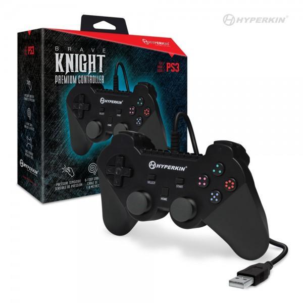 M07304BK Brave Knight Premium Controller For PS3/ PC/ Mac Black