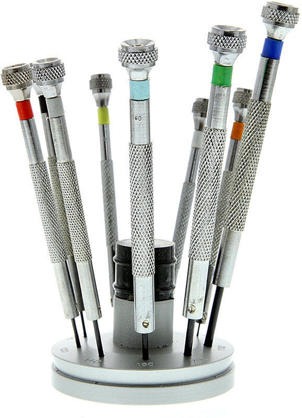 14353 Set of 9 Jeweler Precision Screwdrivers with Storage Base