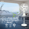 FSA-18 Airbro Solar Rechargeable 18" AC/DC Pedestal Fan