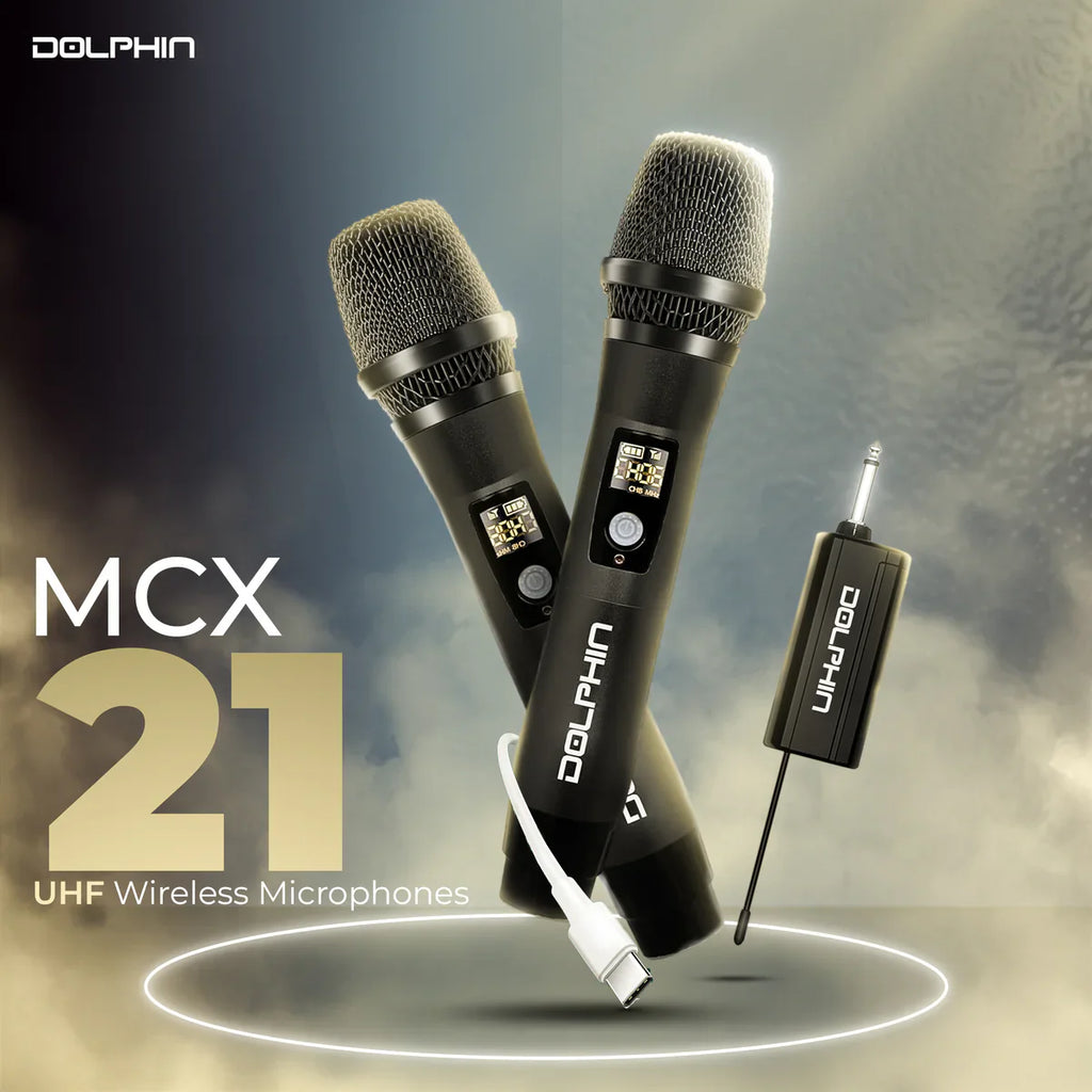 MCX-21 Dolphin Dual Wireless USBC Recharge Mic