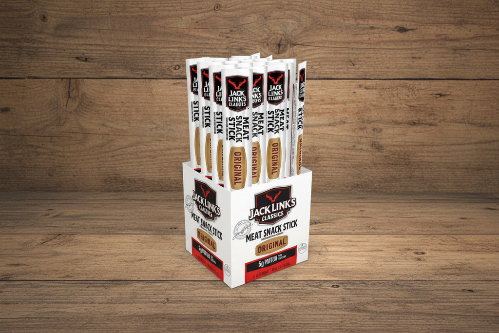 10000037270  Jack Link's Classics .8oz  Meat Snack Sticks 20 pcs Display