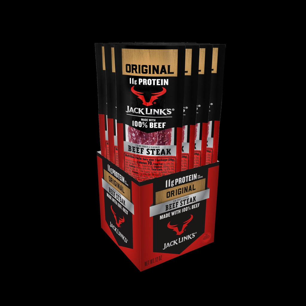 00402 Jack Link's 1 oz Beef Steaks Original  12 Pcs Display
