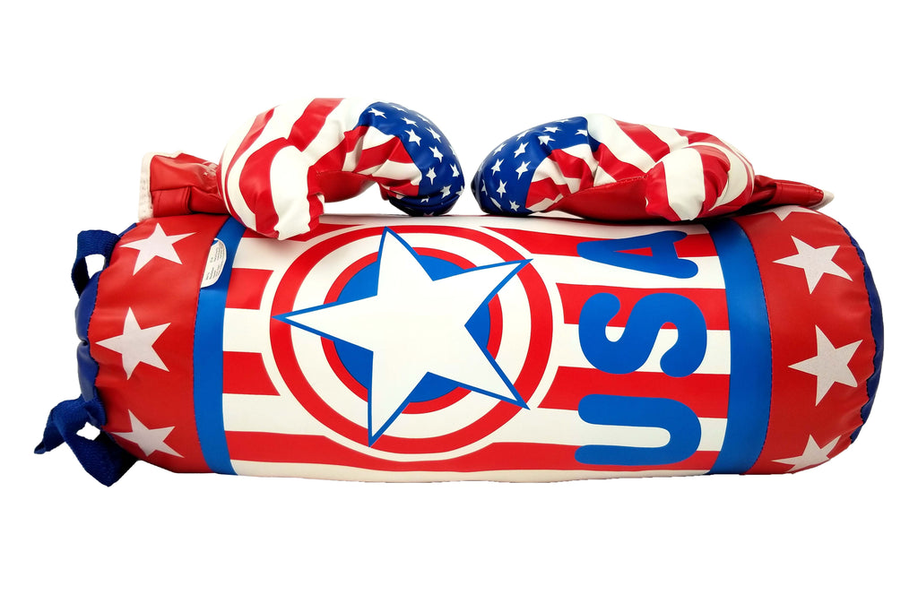 20118 Toy Boxing Set with 19 in Punching  Bag  and Gloves