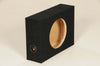 QP-SHALLOW12 SINGLE QPower Single 12" Sealed Shallow Mount Subwoofer Box