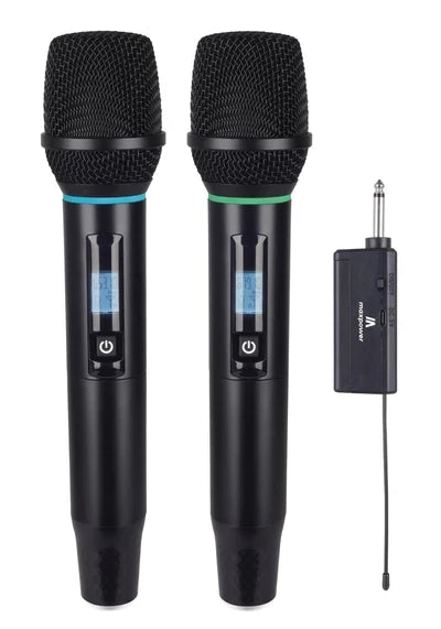 MPD44C Maxpower Dual UHF Wireless Microphones