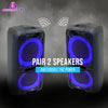MPD109XB Max Power 10x2 Rechargeable DJ System with X-Bass