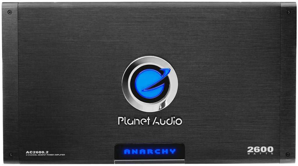 AC2600.2  Planet Audio Anarchy Series  2600W  2-Channel Amp