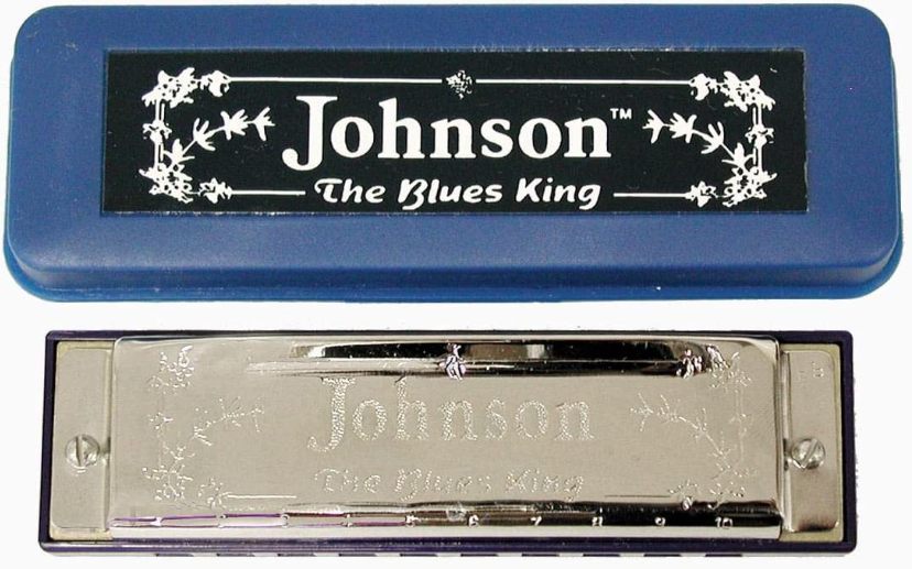 BK-520-C Johnson Blues King Harmonica In Key Of C