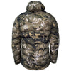 Warm Camo puffy jacket back caza OV full zip hooded