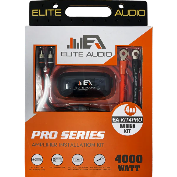 EA-PROK4-EC Elite Pro All Copper 4 Ga Install Kit