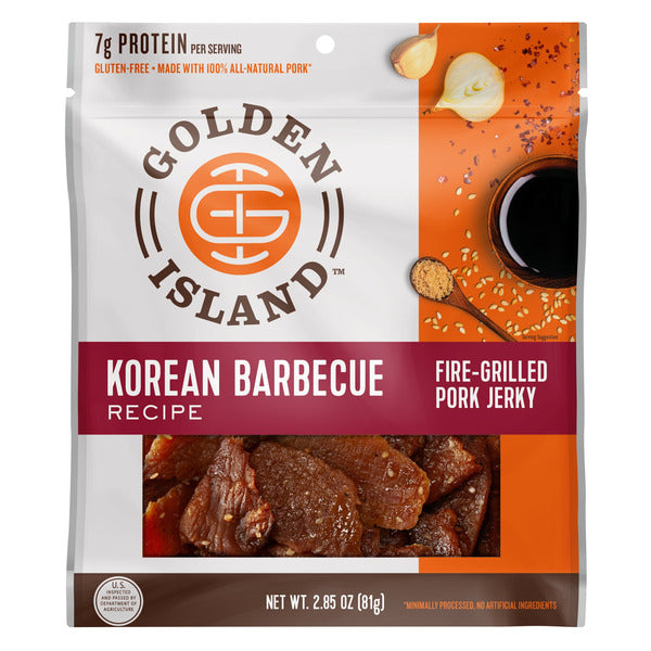 10000038416 Golden Island 2.85oz Korean BBQ Pork Jerky