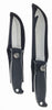 KHK1185-2-BB 2pc Black RubberHandle Hunting Knife Set