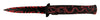 SG-KS1065RD Falcon 8.75 Inch Red Dragon Folding Spring Assist Knife