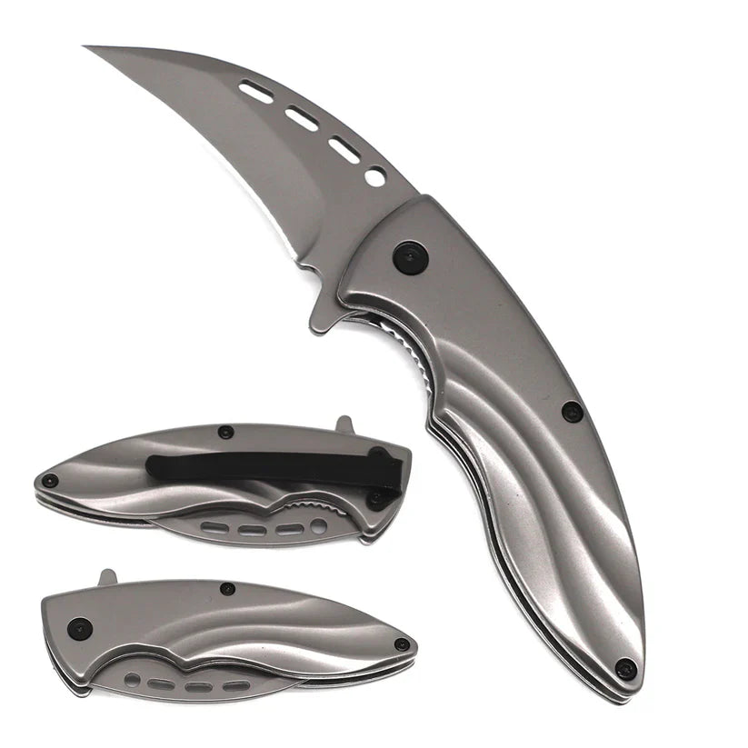 KS3971GY Spring Assisted Karambit Knife