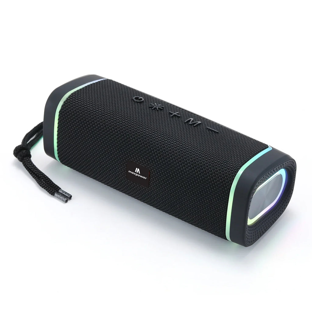 MPD375-BK/ATOM Max Power Water resistant And Dust Proof Portable Bluetooth Speaker - Black