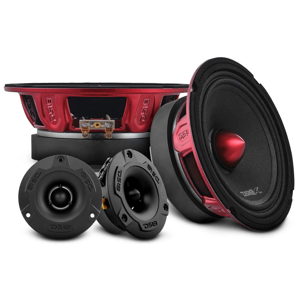 PRO-X6.4MPK DS18 Pair Pro-6.4 MIds and TW1 Pack