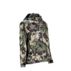 Pnuma Outdoors 3L Rain Jacket features a fully adjustable hood and a lightweight, packable design—ideal for hunters needing compact rain gear that’s ready for sudden downpours. This hooded camo rain jacket offers waterproof protection, breathable 3-layer construction, and silent fabric for stealth in the field, making it the perfect choice for backcountry hunters who demand reliable, stowable rain protection without the bulk.